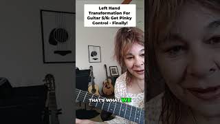 Left Hand Transformation For Guitar #5: Get Pinky Control - Finally! #shorts