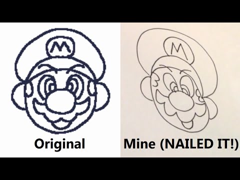 Using 'The Mario Drawing Song' to Draw Mario