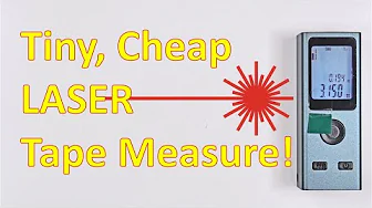 Tiny Laser Measuring Tape & Low Cost!