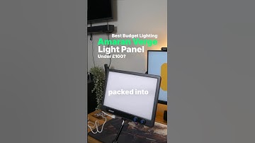 This light panel is a game changer for your desk setup! #amaranverge #amaran #setupupgrade