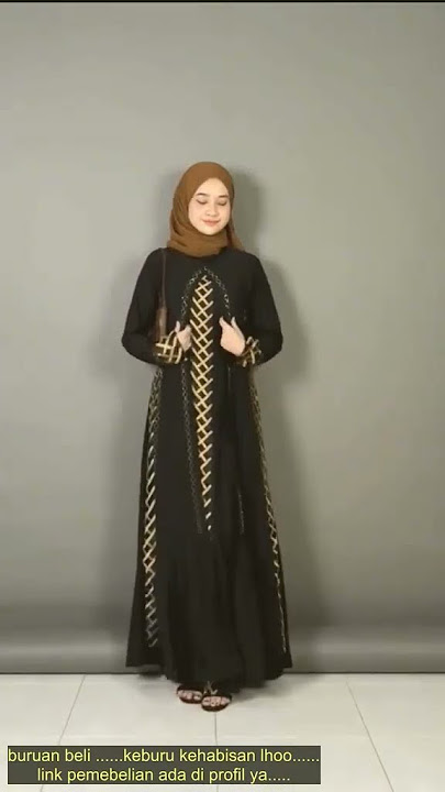 abaya hitam arabian layer hijab arabian style abaya turki mewah terbaru 2024 Rekomendasi Baju Abaya