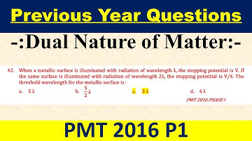When a metallic surface is illuminated with radiation of wavelength λ, the stopping potential is V.