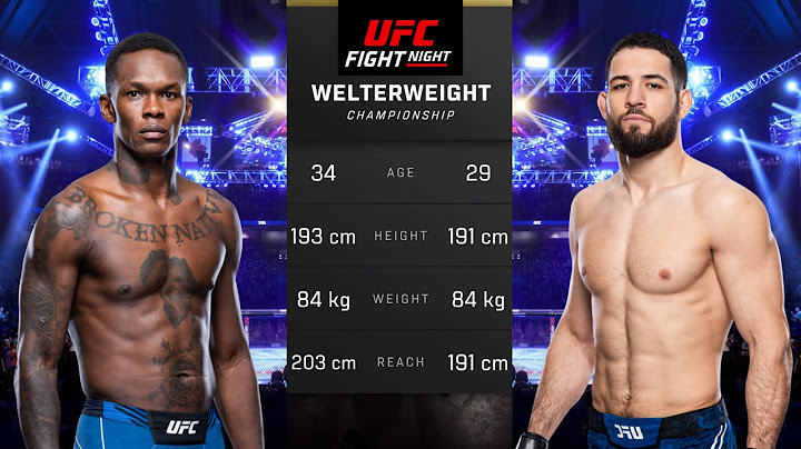 Israel Adesanya vs Nassourdine Imavov Full Fight - UFC 5 Fight Night