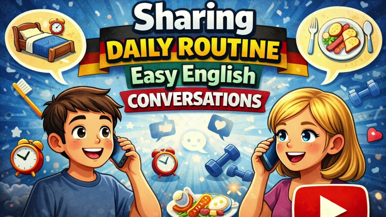 Easy English Conversation | Daily Routine