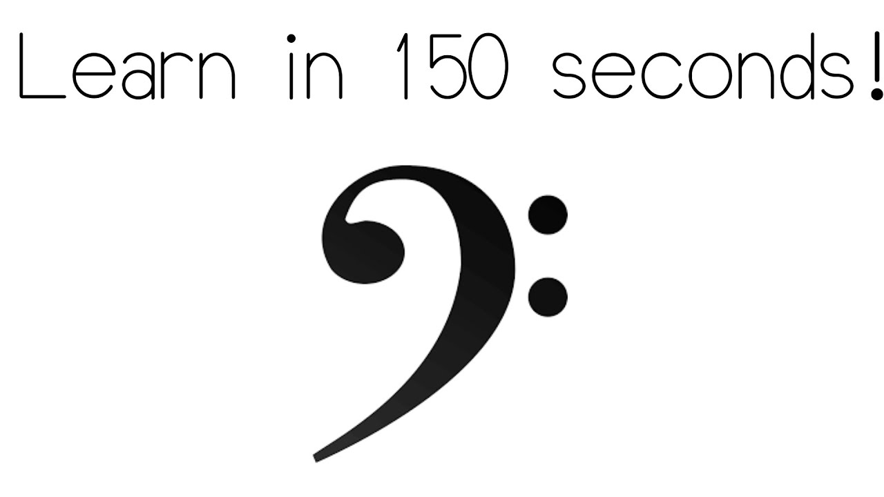 How to read bass clef in 150 seconds - YouTube