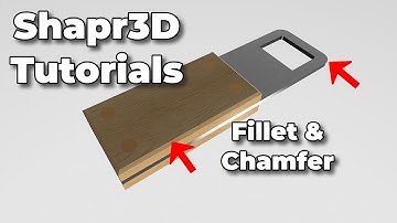Shapr3D Bottle Opener Tutorial 4 - Fillet and chamfer