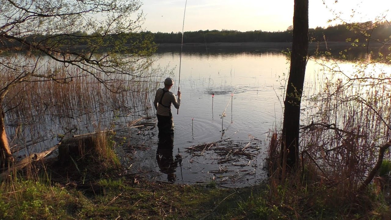 24H Prie ežerėlio su Enička/iš vakaro plūdytė/ryte spiningėlis su povandenine kamera :)