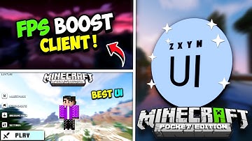 Best FPS Boost Client For Minecraft PE 1.19 | Zxyn Client For MCPE | Invert Boy