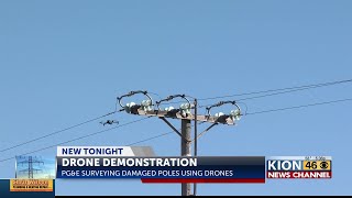 PG&E demonstrates use of drones as company shifts to technology to inspect power pole issues