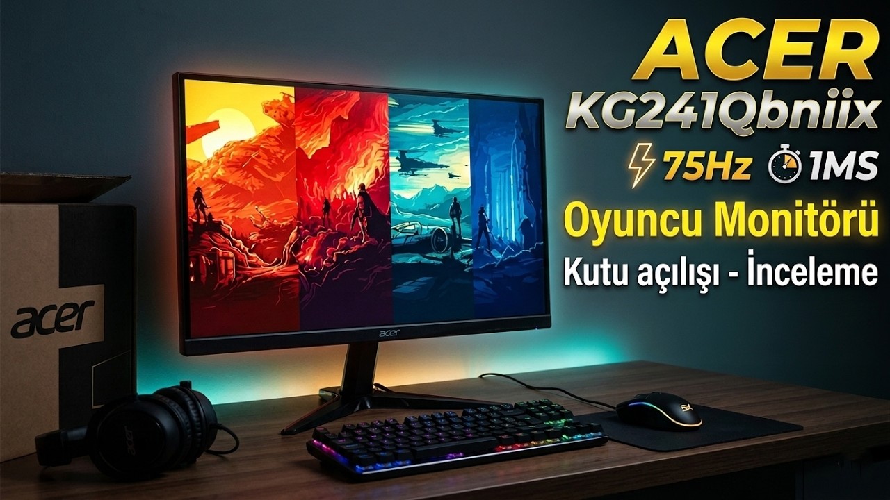 1ms - 75Hz - VGA / 2X HDMI - AMD 