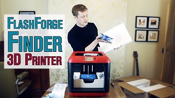 FlashForge Finder 3D Printer: Un-boxing, setup and first print