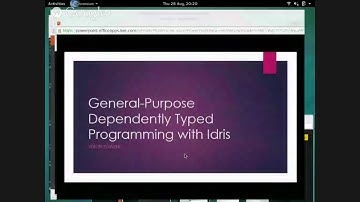 FP-BUD 2014-08-28: F# and Idris