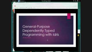 FP-BUD 2014-08-28: F# and Idris