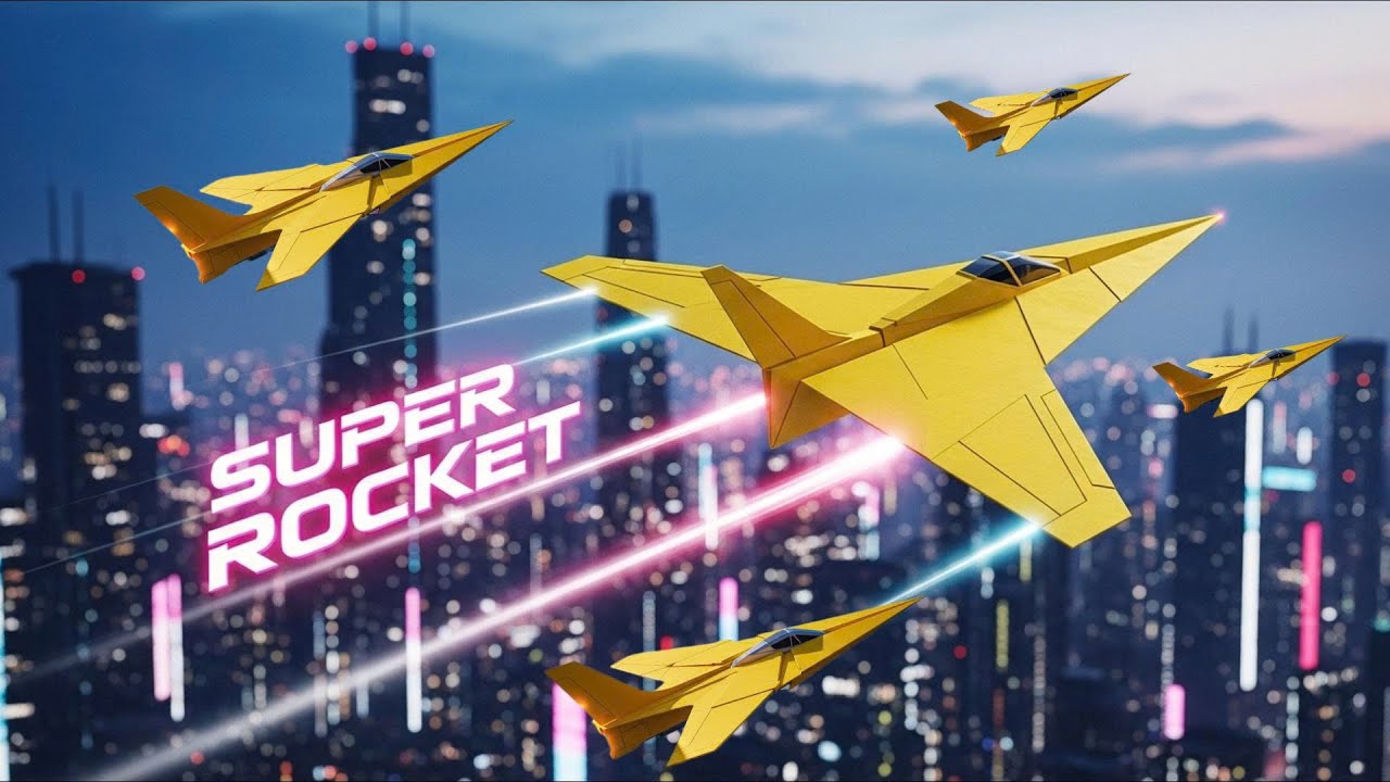 Super Sonic ROCKET | How to Make an EASY Paper Plane