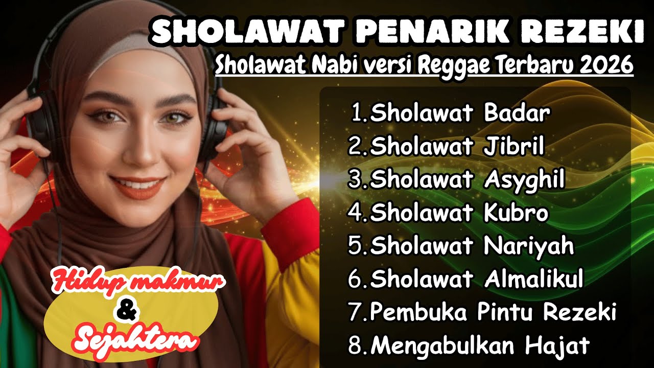 Saat Hati Gelisah, Dengarkan Ini | Sholawat Versi Reggae Penenang JIwa.