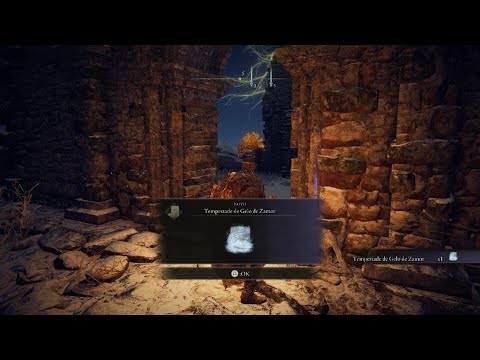 ELDEN RING, obtendo a magia Tempestade de Gelo de Zamor.