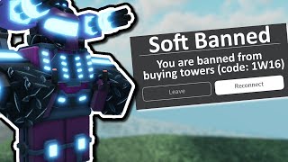 I was soft-banned in Tower Defense Simulator... screenshot 4