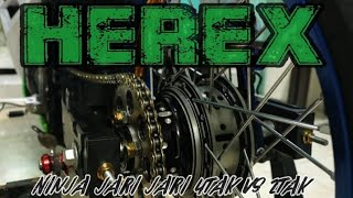 HEREX NINJA 250 jari jari vs NINJA 2TAK | PUCANG SIDOARJO
