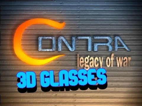 Contra Legacy of War 3D Glasses. (PlayStation 1 & SEGA Saturn) - YouTube