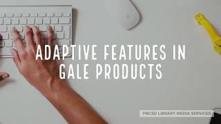 Adaptive Features in the Gale Research Products