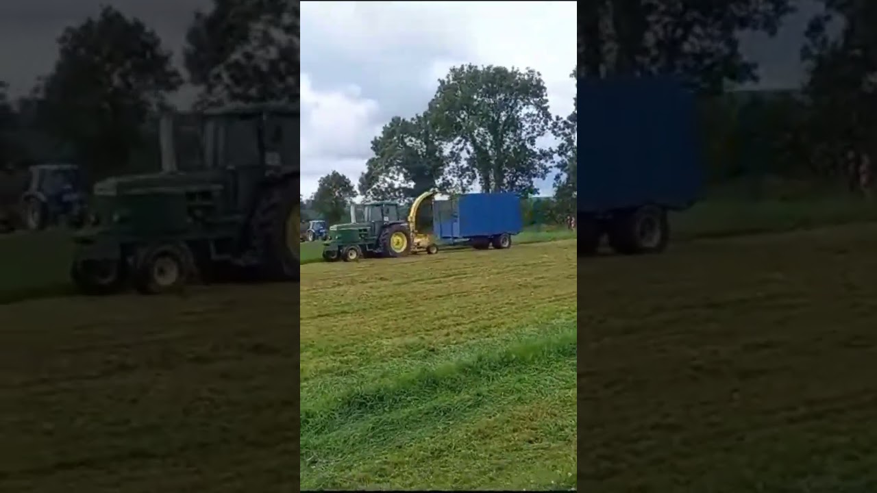 double chop silage ford john deere