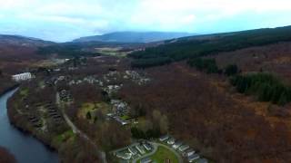 Tummel Valley Holiday Park (Pitlochry) from the air.