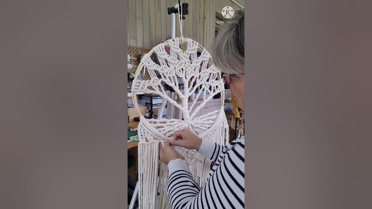 Tutoriel Arbre De Vie Macrame arbre de vie en macramé - YouTube