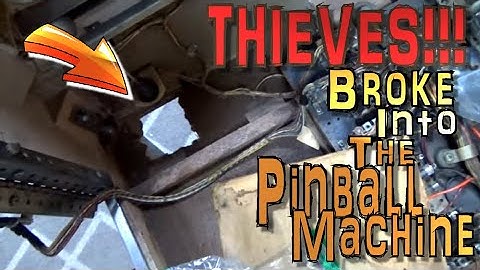 Working On A Bally 1973 CIRCUS Pinball Machine Somebody Broke Into in Antiquity!  Thieves!!!