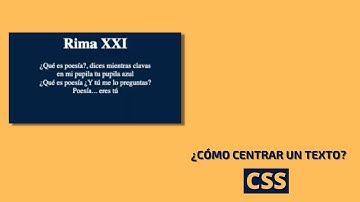 ¿Cómo centrar un texto en HTML con CSS?