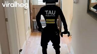 Humanoid Robot Takes Over House Cleaning || ViralHog