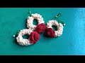Beautiful crochet gajra for girl #crochet gajra easy and simpal