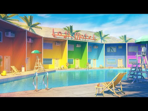 summer pool lofi radio🌴 lofi hip hop 24/7 🌴 chill lofi beats