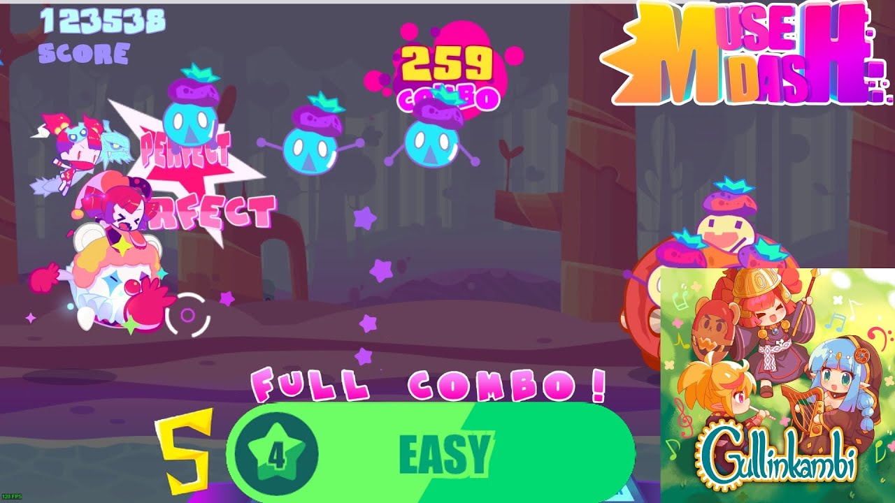 Muse Dash | Gullinkambi | Easy 4★ | All Perfect