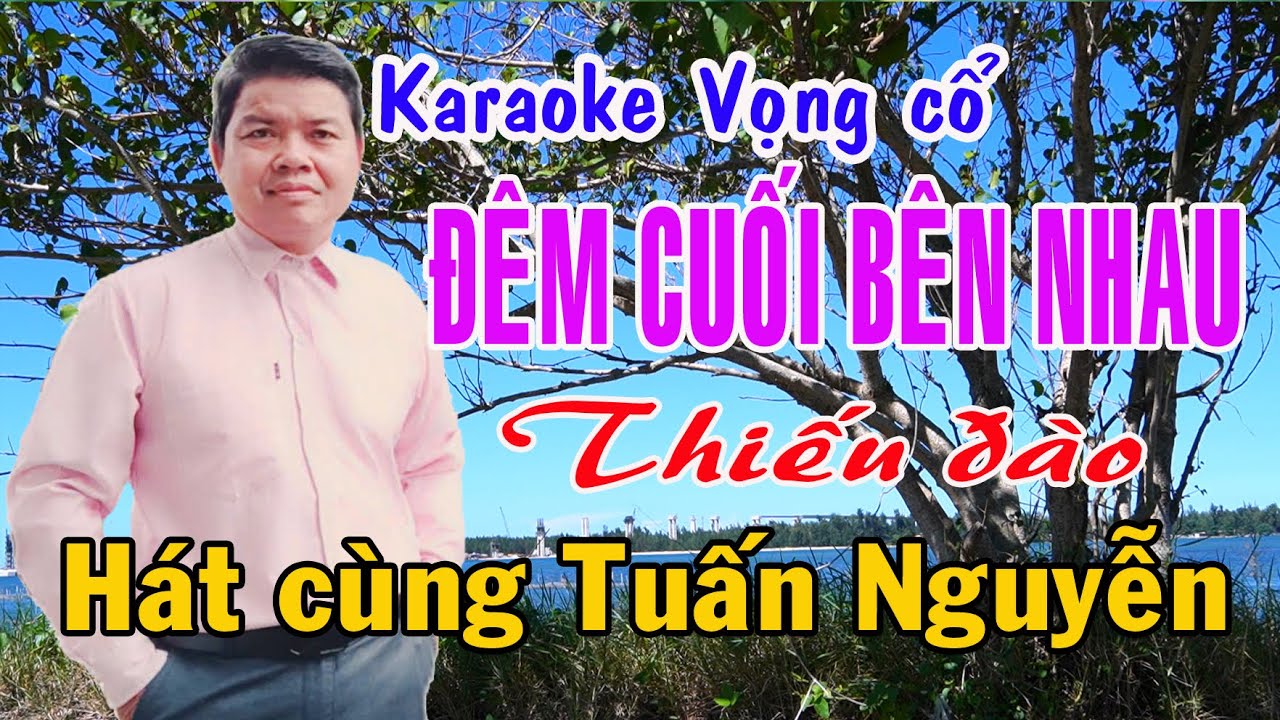 Karaoke vọng cổ ĐÊM CUỐI BÊN NHAU - THIẾU ĐÀO [Hát cùng Tuấn Nguyễn]
