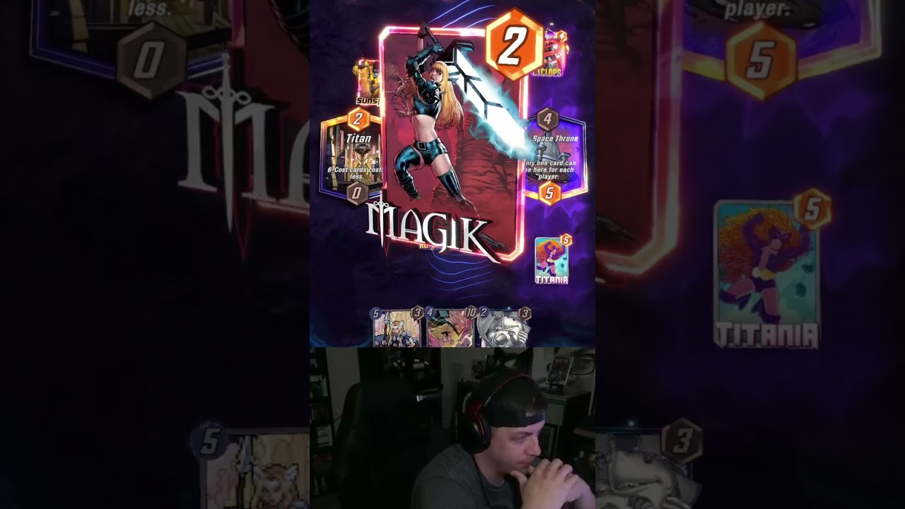 HE THOUGHT HE WON THIS WITH CYCLOPS IN MARVEL SNAP!  