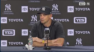 Aaron Boone on Bellinger's 3 HRs, Rodón's 8 shutout innings, Aaron Judge's defense in 11-0 win