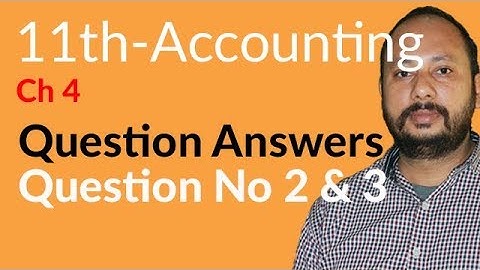 I.Com Part 1 Accounting, ch 4 - Journal Question no 2 and 3 - Inter part 1 Accounting