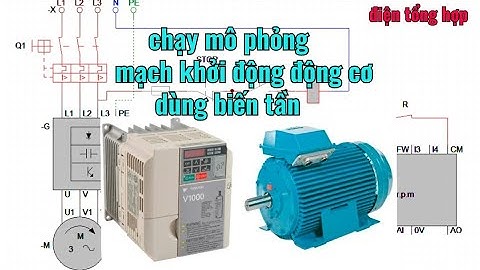 #cadesimu chạy mô phỏng mạch khởi động động cơ dùng biến tần