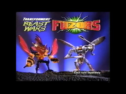 Transformers Beast Wars Fuzors 30s Commercial