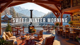 Sweet Winter Morning Jazz ❄ Cozy Coffee Shop Ambience & Soft Jazz Instrumental Music for a Good Day screenshot 1