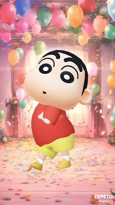 shinchan Lucu Joget I At home #shinchan #upinipin #boboboy #joget #lucu #funny #zepeto