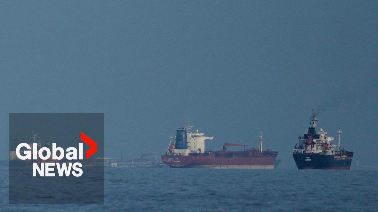 US military begins blockade of Iranian ports in Strait of Hormuz - YouTube
