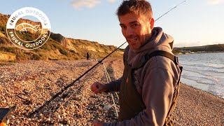 Bass fishing with big baits hit target with a stunning bass Sea Fishing uk Isle of Wight by Frugal Outdoors 11,645 views 7 months ago 33 minutes