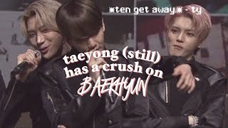 taeyong (still) has a crush on baekhyun | superm baekyong 2.0