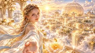 Inside a Heavenly Honey Garden Above the Clouds ☁️ | Relaxing Ambient Music | 4K