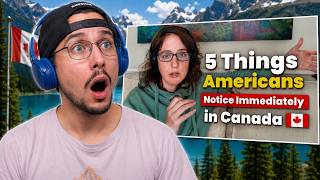 Reacting to the First Things Americans Notice in Canada 🇨🇦😳 Americans React To 5 Things Americans Notice Immediately In Canada