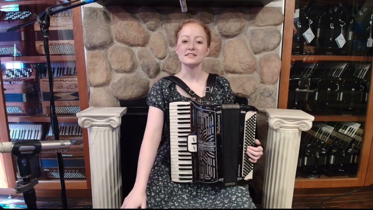 7983 - Black Melodiana Castelfidardo Piano Accordion LM 41 120