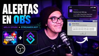 OVERLAYS GRATIS con IA para OBS usando StreamerBot + Meld Spark | Tutorial Completo