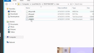 dhcp backup and restore server 2012