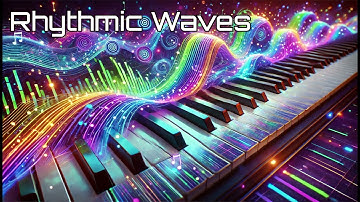 RHYTHMIC WAVES - Energetic Piano & Synth Fusion | Vivid & Dynamic